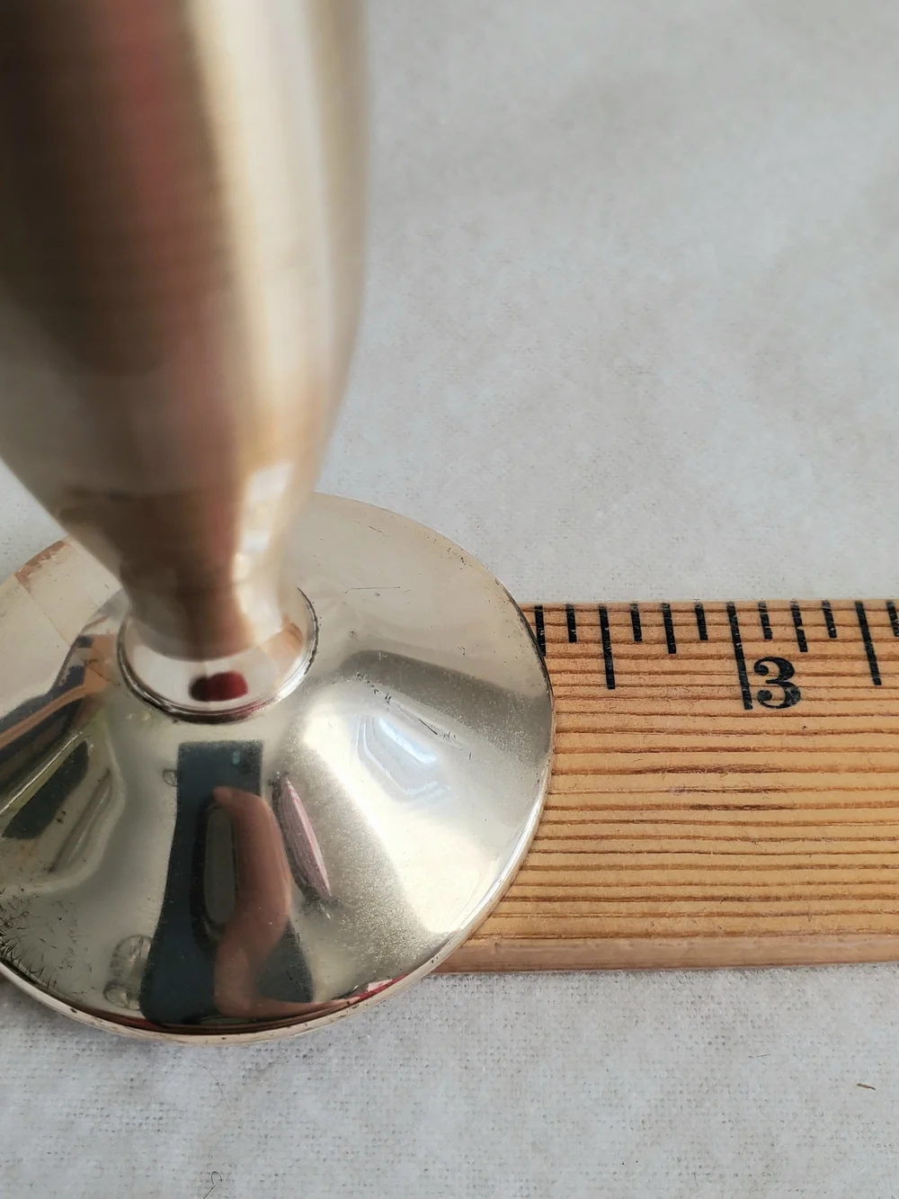 Vintage MCM Slim Polished Elite Silver Bud Vase Elegant Retro Atomic Modern